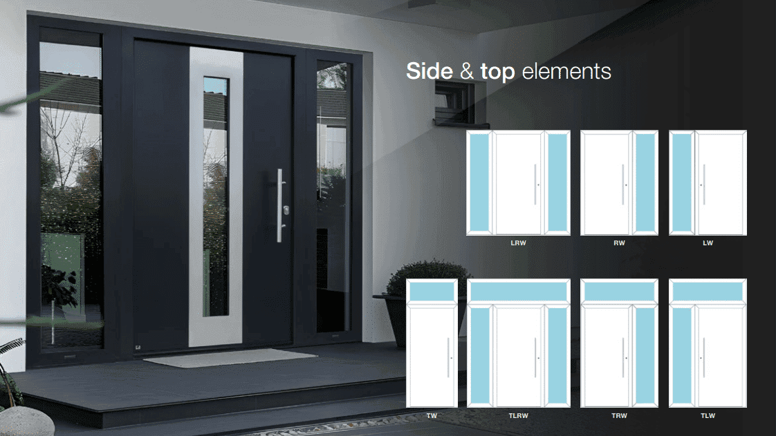Entry door configurations