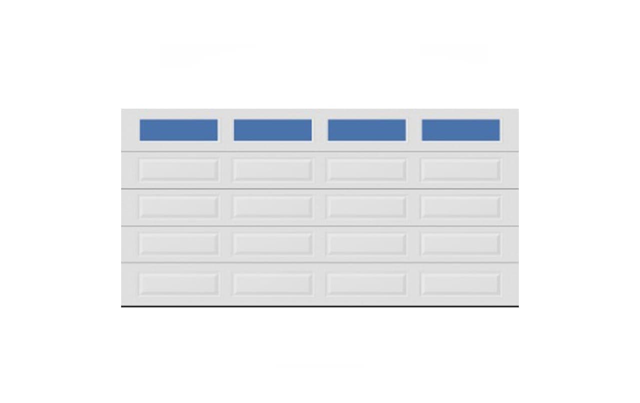 Calgary builder-grade garage door installation detail