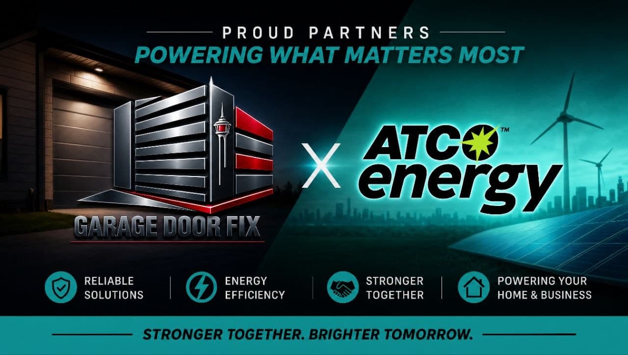Garage Door Fix Partners With ATCO Energy for Edmonton Home Services