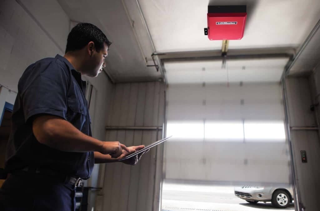 Saskatoon garage door repair inspection