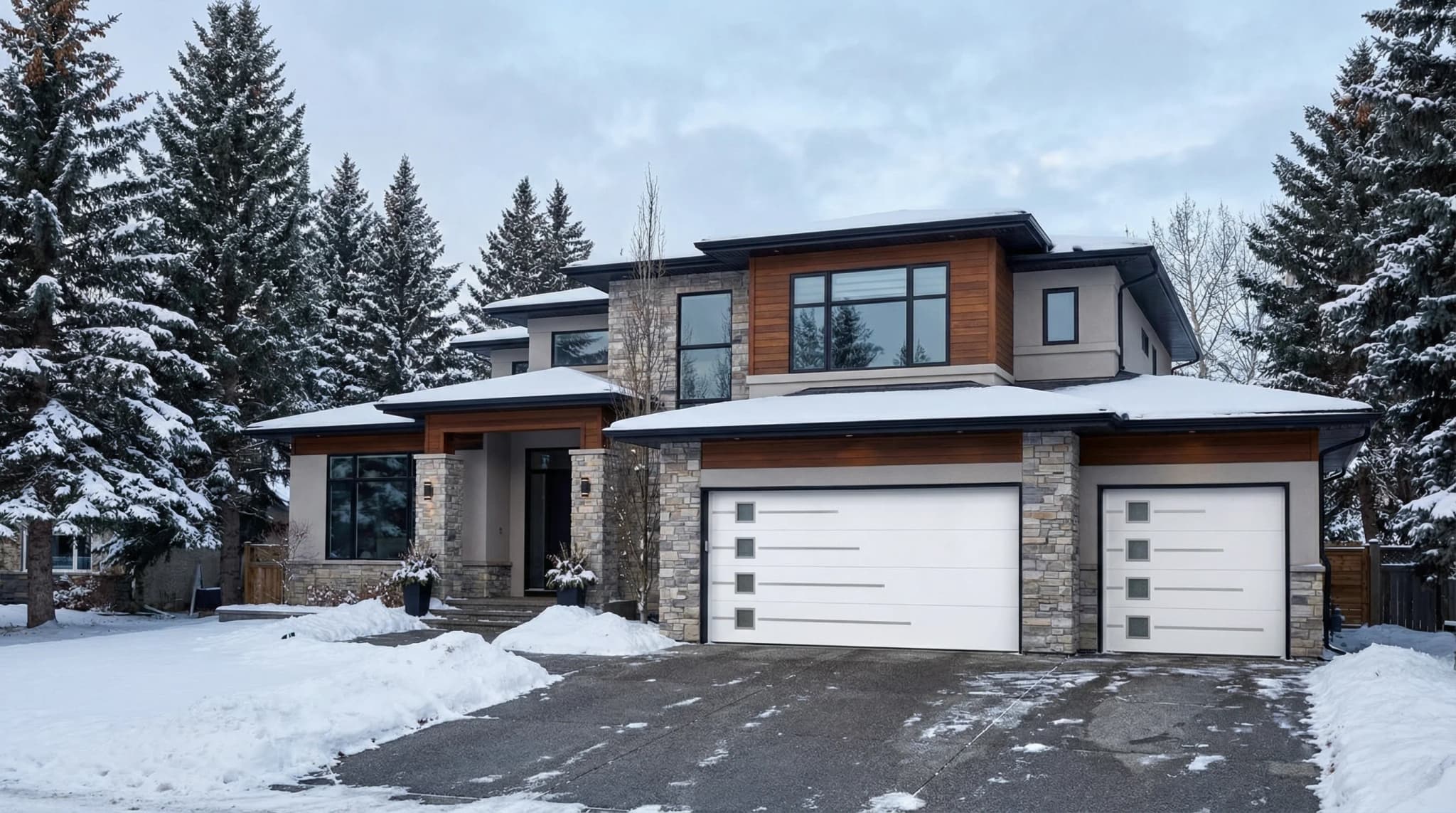 Custom Overhead Garage Door in Edmonton