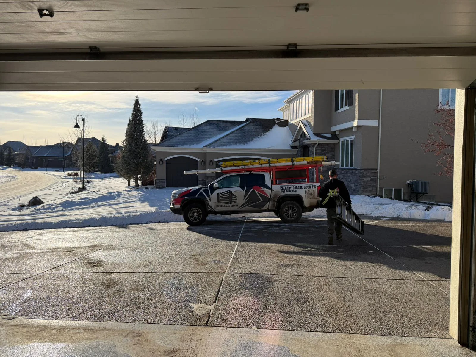 Garage Door Fix Truck with Yurii - Our Technician