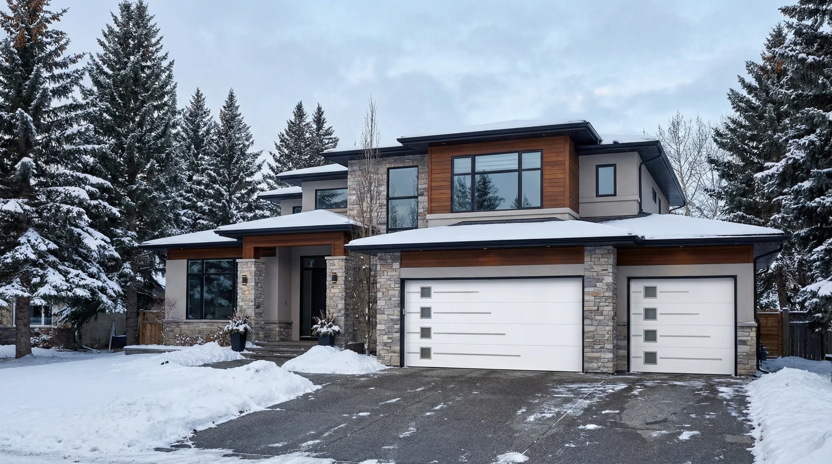 Custom Overhead Garage Door in Edmonton
