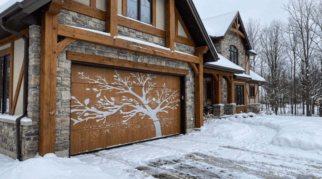 Custom overhead garage door Calgary