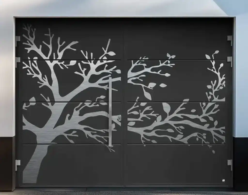 Side-hinged garage door Calgary