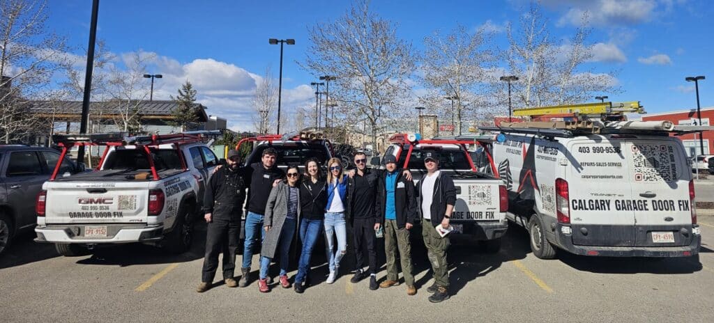 The Calgary Garage Door Fix team