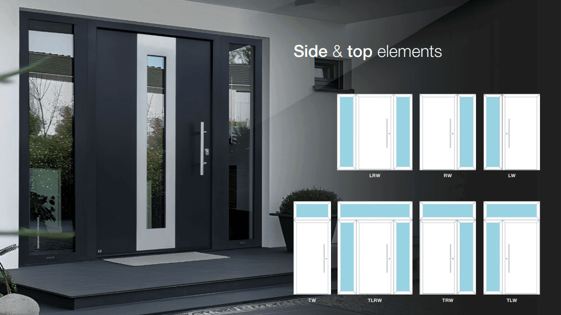 Entry door configurations
