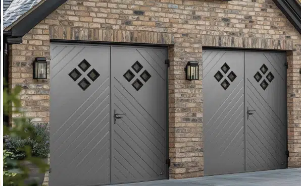 Side-hinged garage door Edmonton
