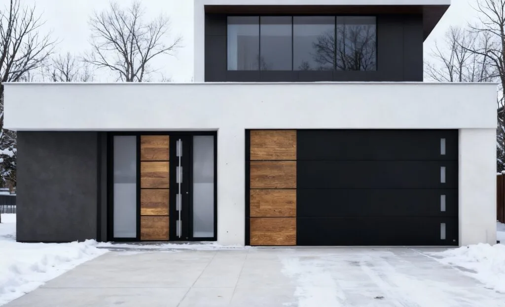 Premium entry door installed in Edmonton