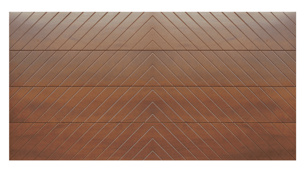 Okoume Garage Door