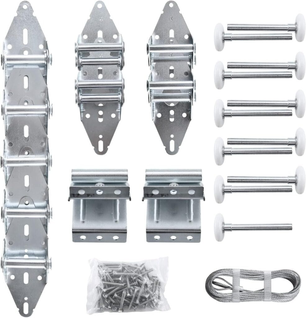 Garage door hinges and rollers replacement in Calgary